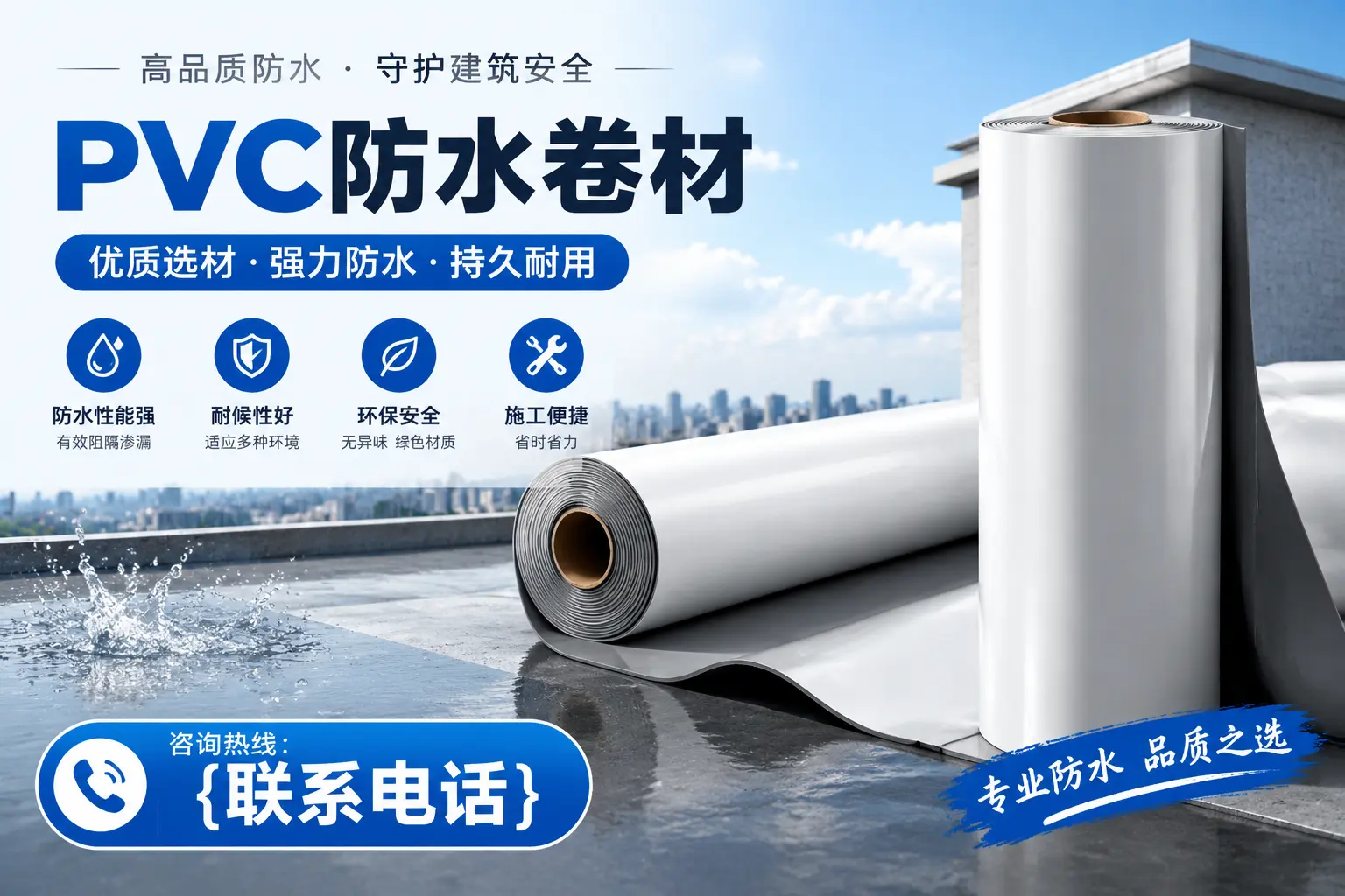 PVC防水卷材的选购技巧与注意事项，助您在那曲找到合适产品